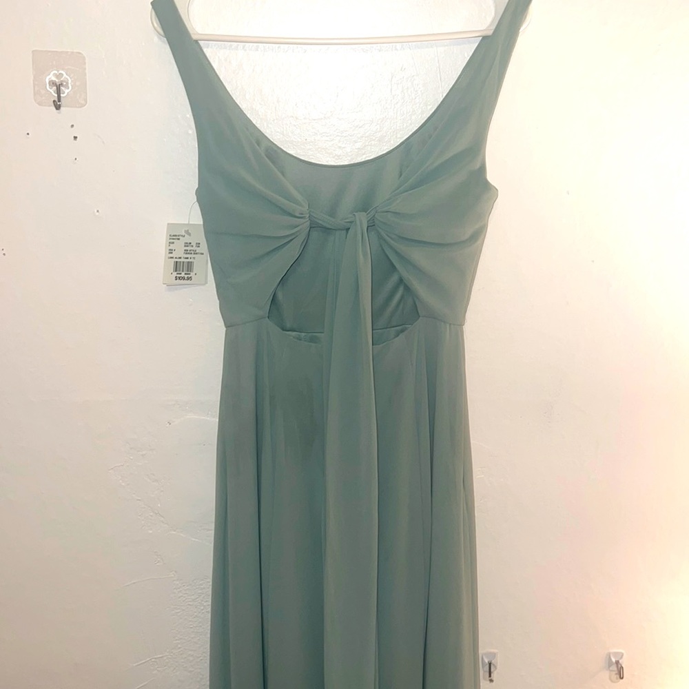 NWT David’s bridal floor length formal/evening gown size 0